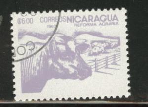 Nicaragua Scott 1302 used CTO favor canceled 1983 stamp
