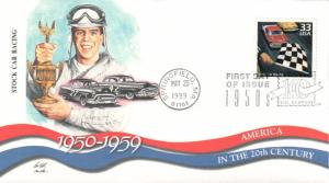 #3187n Stock Car Racing Fleetwood FDC