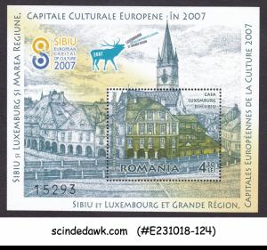 ROMANIA - 2007 SIBIU EUROPEAN CAPITAL OF CULTURE MIN/SHT MNH