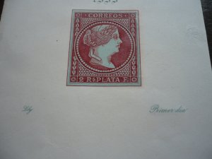 Stamps - Cuba - Scott# - Program Cover for Exhibition