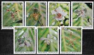 Cuba 1780-1786 Orchids set MNH