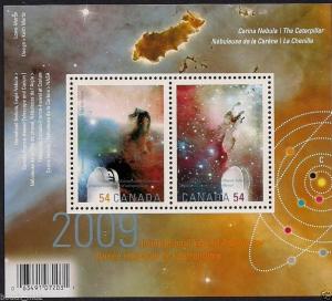 Canada Stamps -Souvenir sheet of 2 -International Year of Astronomy #2323 -MNH