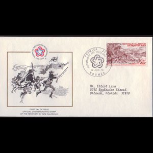 NEW CALEDONIA 1976 - FDC-C131 US Bicent.