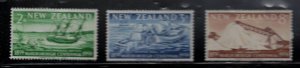 NEW ZEALAND Scott # 327-9 MH - Centenary Of Marlborough Province #2