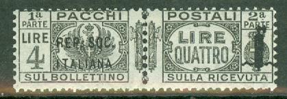 Italian Socialist Republic Q10 mint CV $90