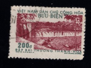 North Viet Nam Scott 48a perf 13 used stamp CTO