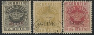 Portuguese Guinea #8a/11a/13 Unused Single