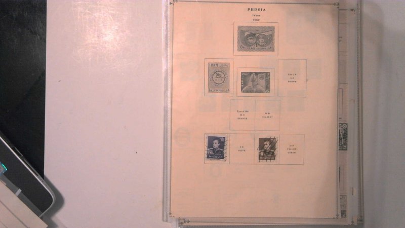 IRAN COLLECTION ON ALBUM PAGES, MINT/USED HIGH VALUE