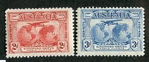 aus510 Australia sc #111/12 MLH (CV $9.25 )