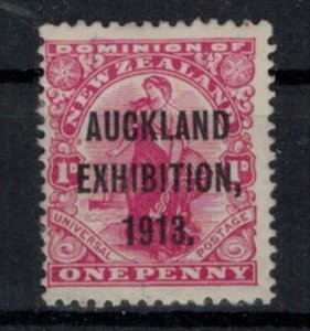 New Zealand 1913 SG413 1d Auckland Exh. Overprint - MH/MNG (See Description)