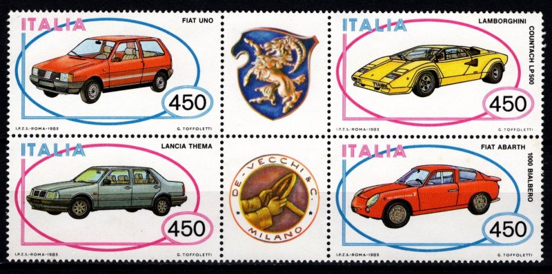 Italy 1985 Italian Motor Industry Set [Mint]