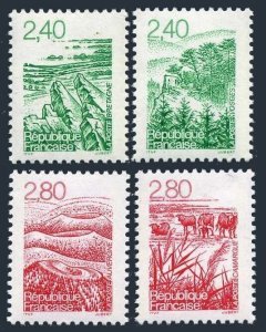 France 2479-2482,MNH.Mi 3094-3097. Scenes of France,1995.Forest,Massif,Wetlands,