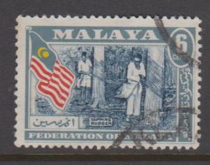 Malaya Sc#80 Used