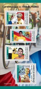 2022/08 - DJIBOUTI  - TOUR DE FRANCE           4V    MNH **