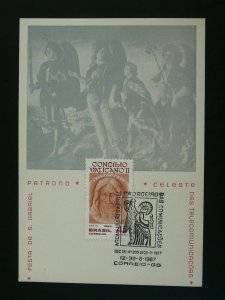 religion Saint Gabriel Council Vatican II maximum card 1967 Brazil 85460