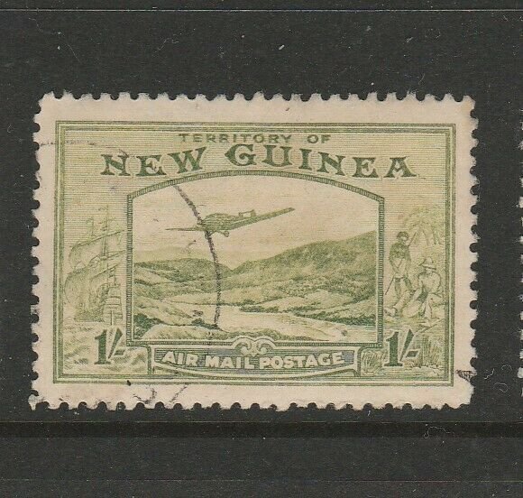 New Guinea 1939 Air 1/- FU SG 221