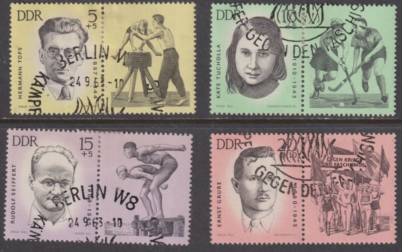 Germany DDR B106-B109 Sportsmen Series 1963