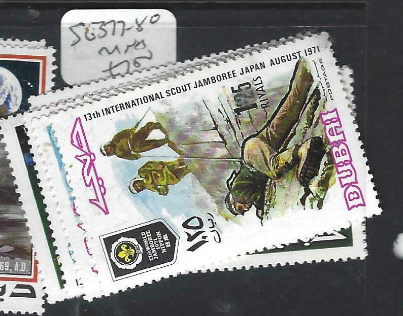 DUBAI   (P1404B)   SCOUT  SG 377-380   MNH