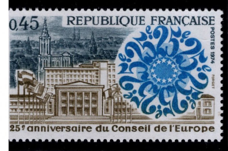 France Scott 1402 MNH**  1974  Council of Europe stamp