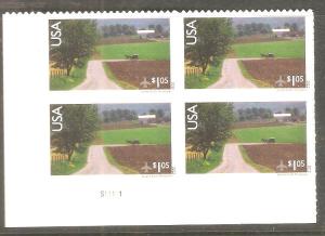 #C150 Lancaster County Airmail Plate Block Mint NH