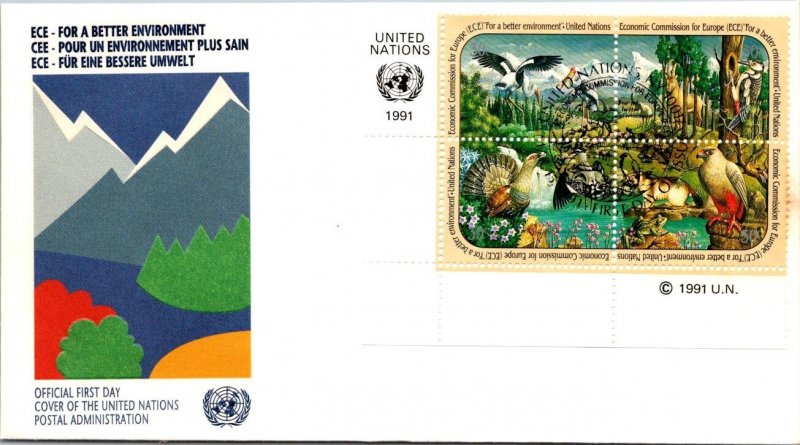 FDC UN 1991 - NY 10017 ECE - For a Better Environment - A00727