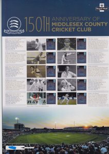 GB 2014 CS-023 middlesex county cricket club No. 4326 UNMOUNTED MINT/MNH