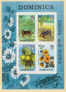 DOMINICA Sc#371a Souvenir Sheet Mint Never Hinged