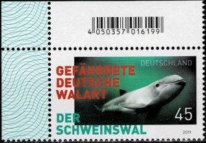 Germany 2019,Sc.#3075 MNH, Harbour Porpoise