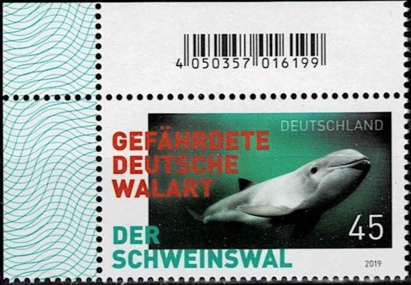 Germany 2019,Sc.#3075 MNH, Harbour Porpoise