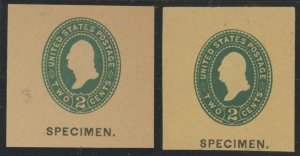 US W316s/U317s Specimens. Full corners.