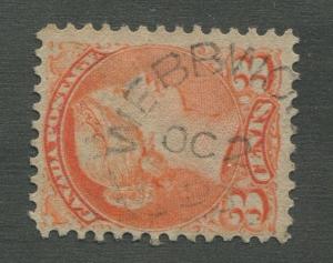 ONTARIO TOWN CANCEL WEBBWOOD DATED