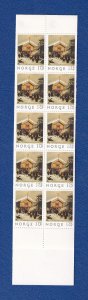 Norway   #815a   MNH  1982  booklet Christmas 1.75k  painting by Tidemand