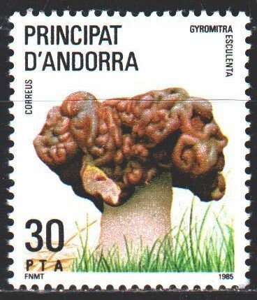 Andorra. 1985. 184. Mushrooms. MLH.