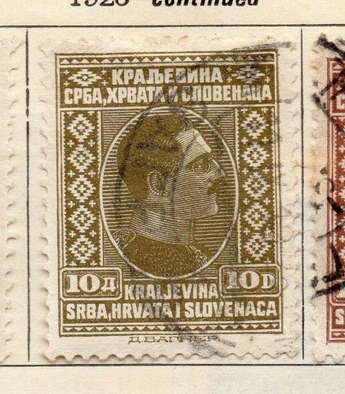 Jugoslavia 1926 Early Issue Fine Used 10d. 171012