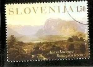 Slovenia 2009 Romantic Painting Landscape Bohinj Lake SPECIMEN MNH # 2806