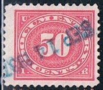 USA R238, 50c Numeral, used, VF