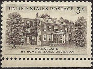 # 1081 MINT NEVER HINGED WHEATLAND