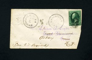 # 184 Manchester, VT to Great Barrington, MA fwd to Albany, NY - 2-23-1880s