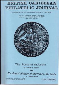 Book -  The Posts of St. Lucia & Postal History of Soufriere