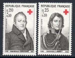 1964 France 1494-95 Red Cross