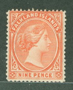 Falkland Islands #17 Unused Single (Queen)