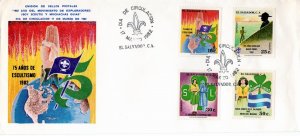 El Salvador 1982 Sc 945-6, C511-2 FDC 1