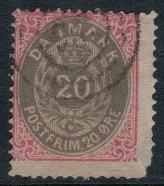 Denmark #31  CV $32.50  rounded corner