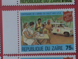 ZAIRE STAMP: 1980-SC#960-7-CENTENARY OF SALVATION ARMY SET OF 8-MNH STAMPS.