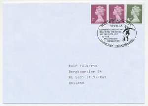 Cover / Postmark GB / UK 2006 UEFA Cup - PSV Stadion Eindhoven