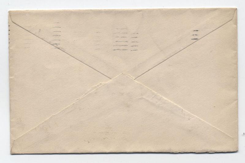 1912 2 cent Washington Franklin Schermack perfs on cover Detroit MI [y3136]