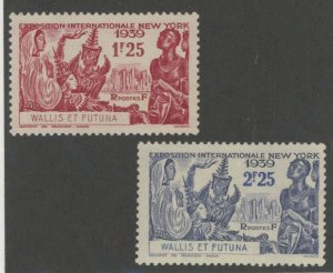 Wallis & Futuna Islands #90-91 Unused Single