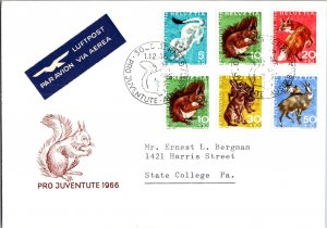 Switzerland, Worldwide First Day Cover, Animals