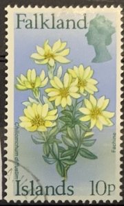 FALKLAND ISLANDS 1971 DECIMAL FLOWERS 10p SG286 FINE USED