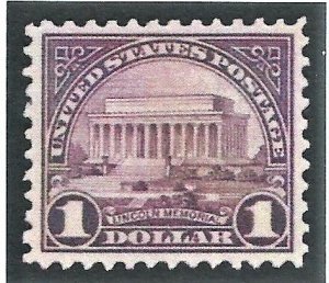 571 MINT XF 90 OGnh Lincoln Memorial PSE grade